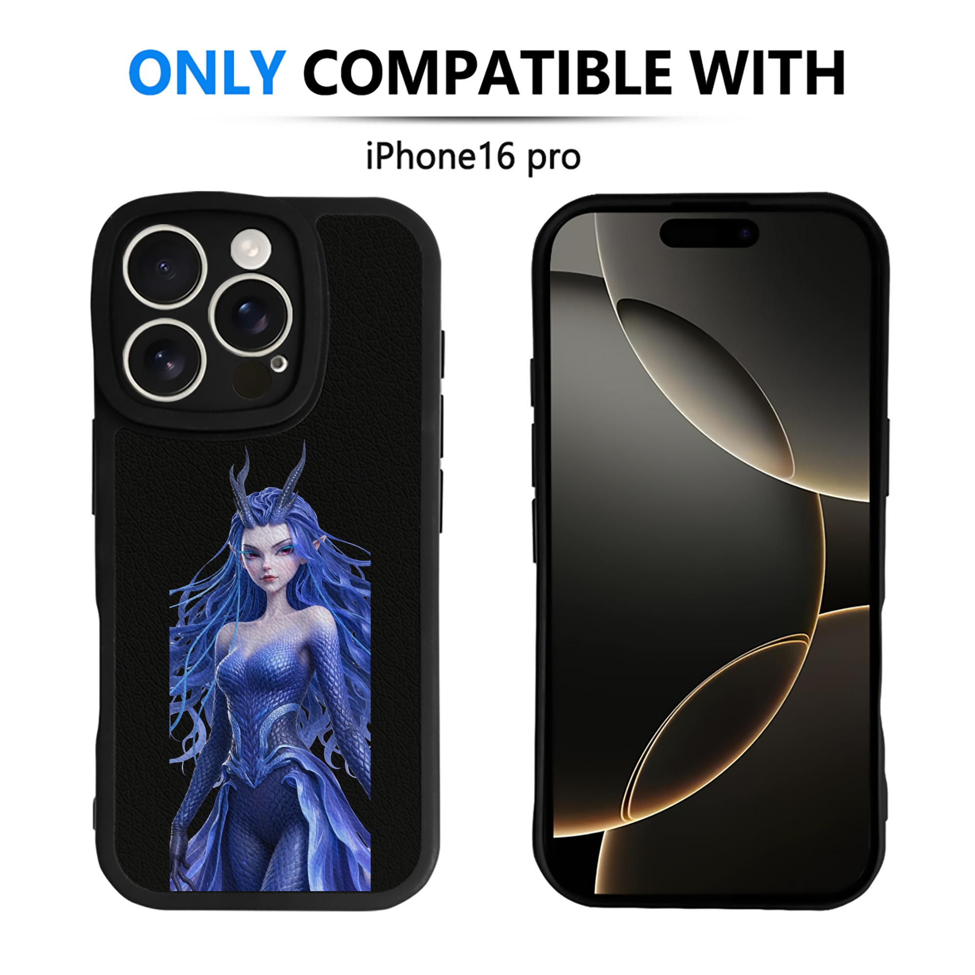 （画像用） Ne Zha 2 ナタ 魔童の大暴れ 【iPhone 16シリーズ対応】シリコンスマホケース（レザー調） 材質：シリコン